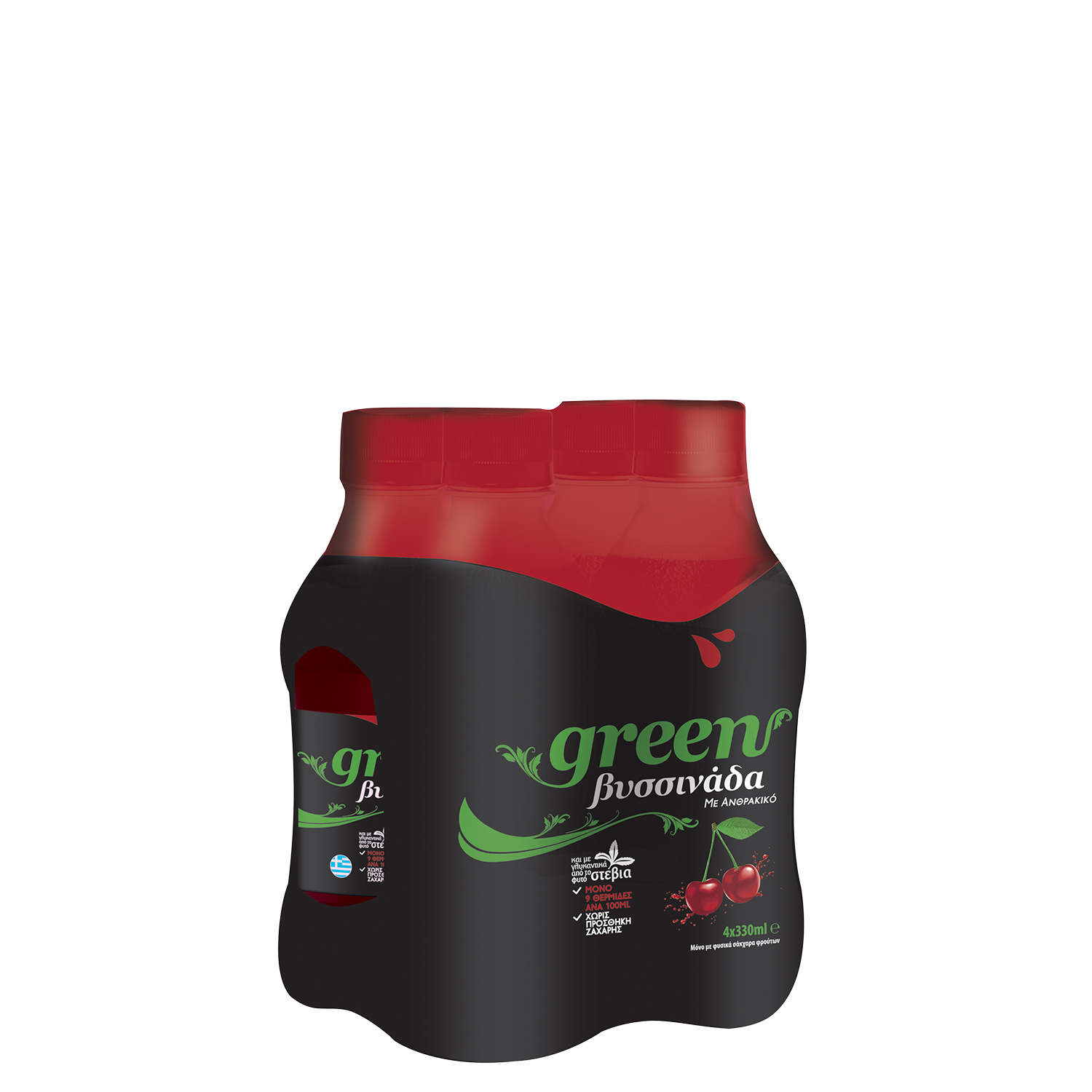 Green Cherry - Multi Pack - (4x330ml PET bottles)